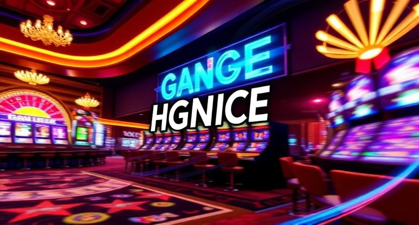 Variety of slot machines available on HGNICE